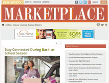 Tablet Screenshot of nmmarketplace.com